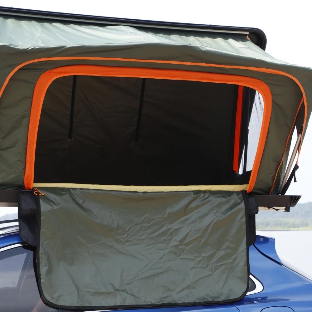 Outdoor Folding Roof Top Tent  PU Waterproof Camping RTT High Quality Hard Shell Rooftop Tent for Camping